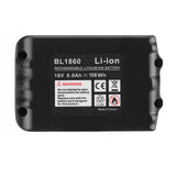 MAK-18B-Li 18V Li-Ion 5.0Ah/6.0Ah Battery Replacement Power Tool Battery For Makita BL1850 BL1860