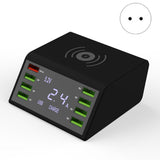 Bakeey 60W 8 Port USB Digital Display Intelligent Fast Charging EU US UK Plug Wireless Charger Adapter For Huawei P30 Mate 20Pro Xiaomi Mi8 Mi9 S10 s10+
