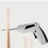 Wireless Electric Screwdriver USB Rechargeable Rotating Multi-grip Mode Electric Drill Tool with LED Light 