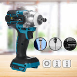 18V 520N.m Cordless Brushless Impact Wrench Stepless Speed Change Switch Adapted To 18V Makita battery