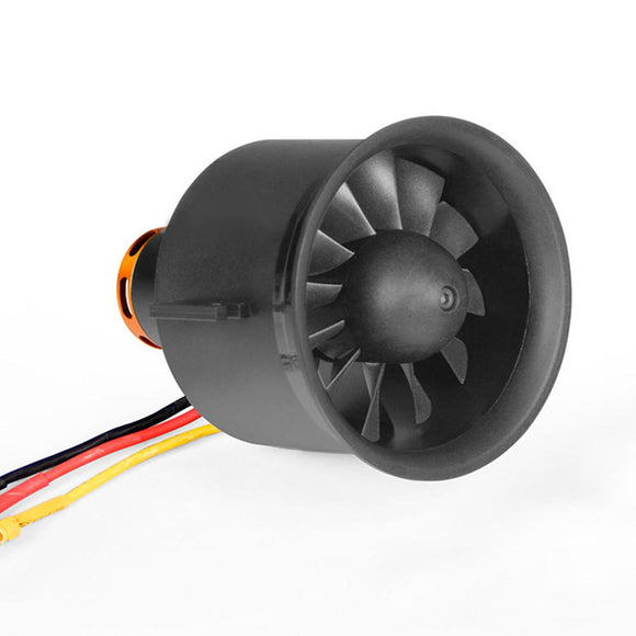 Freewing 70mm EDF Ducted Fan 12 blades 6S E7216 with 2150KV Motor  for 70 EDF RC Airplane