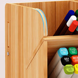 Pencil Pen Holder Storage Box Rack Desk Stationery Density Plate Desktop Organizer