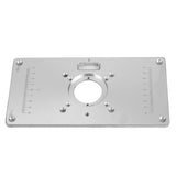 Woodworking Aluminum Alloy Router Table Insert Plate Mounting Base Plate For Makita 700C