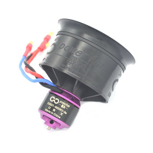 HTIRC 50mm 11 Blades Ducted Fan EDF Unit With 3S D2627 4900KV Brushless Motor For RC Airplane 