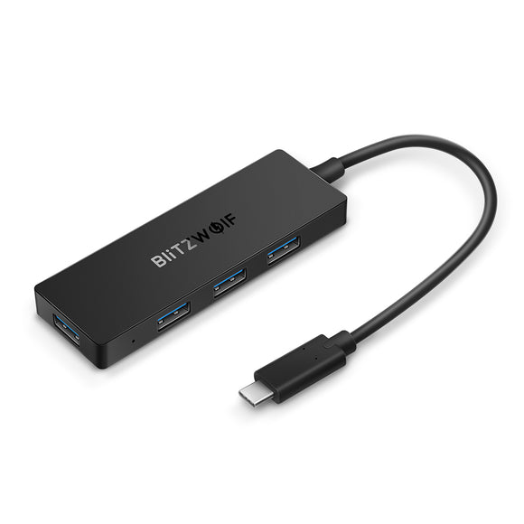 BlitzWolf® BW-TH3 4 in 1 Type-C to 4-Port USB3.0 Data Hub with OTG Function