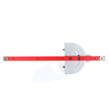 Red Miter Gauge Table Saw Router Miter Gauge Sawing Assembly Ruler Woodworking Tool for Bandsaw