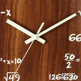 Modern Luminous Wall Clock Glow In The Dark Art Home Decorations