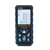 DTAPE DT50 DT80 DT100 DT120 2.0 Inch Backlight LCD Screen Digital Laser Rangefinder Distance Meter Single Continuous Area/Volume/Pythagorean Measurement 50m 80m 100m 120m