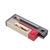 Drillpro Table Saw Slot Adjuster Mortise and Tenon Tool Woodworking Movable Measuring Block Tenonmaker Length Compensation Router Table Set Woodworking Tools