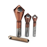 Drillpro M35 Cobalt Countersink Drill Bit 1-4/2-5/5-10/10-15mm Deburring Chamfer Drill Bit