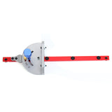 Red Miter Gauge Table Saw Router Miter Gauge Sawing Assembly Ruler Woodworking Tool for Bandsaw