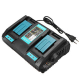 Dual Twin Port Battery Charger For Makita DC18RD Li-ion LXT 7.2V-18V Fast Rapid