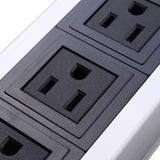 USA Plug 3/4/5/6 Power 2 charge USB Hidden Kitchen Table Pop Up Electrical Socket 