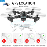 GPS Drone 4K HD Camera Quadcopter 5G Wifi FPV Auto Return Foldable Helicopter 20 Mins Long Battery Life Toys Dron APP Control