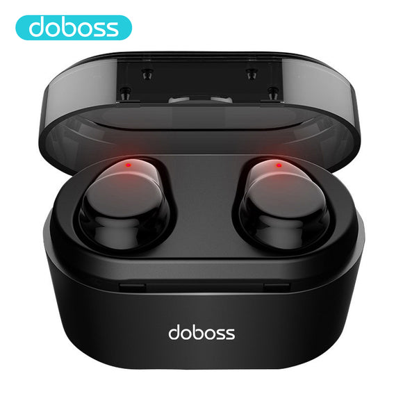 TWS Wireless Headphones Hifi Stereo Super Bass Bluetooth V5.0 Earphone With Mic Sport Earbuds Headset for Phone With Charger Box