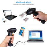 CT007X Handheld Wirelress Laser Barcode Scanner USB 2.4G 10m Wired 1D Bar Code reader leitor lector codigo de barra Terminal