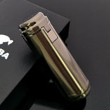 COHIBA 4 Troch Jet Flame Metal Windproof Cigaette Cigar Lighter Travel Portable Cigar Gas Lighter, with Gift Box