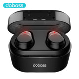 TWS Wireless Headphones Hifi Stereo Super Bass Bluetooth V5.0 Earphone With Mic Sport Earbuds Headset for Phone With Charger Box