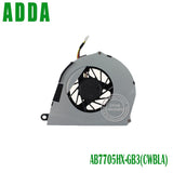 Wholesale&Retail New CPU Cooling Fan For Toshiba Satellite L750 L655 l750D-14R series laptop ADDA AB7705HX-GB3 CWBLA 0.50A 3pin