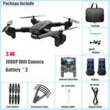 GPS 4K HD Camera Quadcopter 5G Wifi w/FPV, Auto Return & Foldable