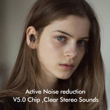 TWS Wireless Headphones Hifi Stereo Super Bass Bluetooth V5.0 Earphone With Mic Sport Earbuds Headset for Phone With Charger Box