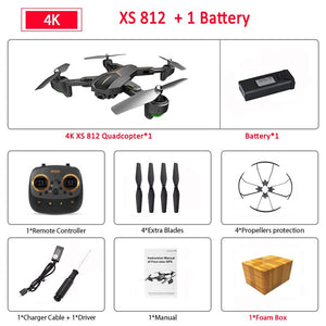 VISUO XS812 GPS 5G WiFi FPV With 4K FHD Camera 15mins Flight Time Foldable RC Drone Quadcopter RTF Kids Birth Gift