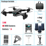 GPS 4K HD Camera Quadcopter 5G Wifi w/FPV, Auto Return & Foldable