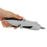 Wireless Electric Screwdriver USB Rechargeable Rotating Multi-grip Mode Electric Drill Tool with LED Light 