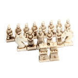 Vintage Wooden Chinese Chess Board Table Game Set Pieces Gift Toy Collectibles