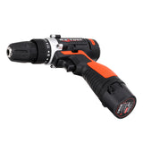 Raitool 12V/24V Lithium Battery Power Drill Cordless Rechargeable 2 Speed Electric Drill