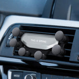 Bakeey Upgrade Air Cushion Gravity Linkage Automatic Lock Air Vent Car Phone Holder for 4.0-6.5 Inch Smart Phone for iPhone 11 Samsung Galaxy Note 10 Xiaomi Redmi Note 8 Pro