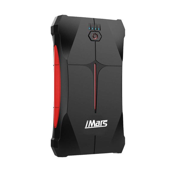 iMars Portable Car Jump Starter 1000A 13800mAh Powerbank Emergency Battery Booster Waterproof with LED Flashlight USB Port