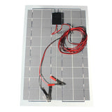 30W 12V Semi Flexible Solar Panel Device Battery Charger