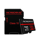 MicroDrive 8GB 16GB 32GB 64GB 128GB Data Transmission C10 Class 10 High Speed TF Memory Card With Card Adapter For Smart Phone Xiaomi Redmi Note 8 Note 8 Pro Tablet PC GPS Camera Car DVR