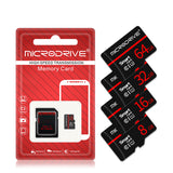 MicroDrive 8GB 16GB 32GB 64GB 128GB Data Transmission C10 Class 10 High Speed TF Memory Card With Card Adapter For Smart Phone Xiaomi Redmi Note 8 Note 8 Pro Tablet PC GPS Camera Car DVR